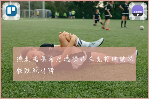 热刺高层考虑选项弗兰克将继续执教欧冠对阵